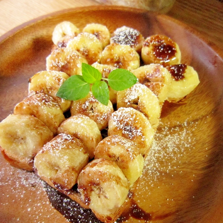 トースト チョコバナナトースト レシピ 作り方 By Cappuccio1124 楽天レシピ